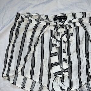 Striped Wrap Shorts
